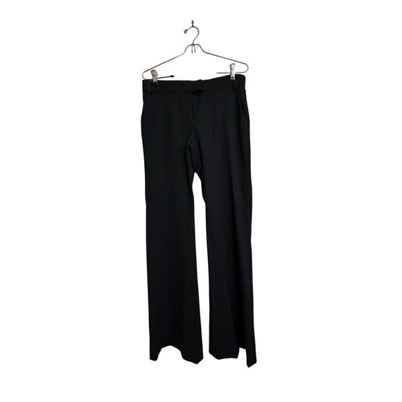 Piazza Sempione Navy Women's Flare Leg Bootcut Slacks Pants Wool Blend 42 - Picture 11 of 11